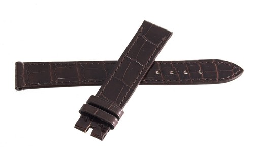 Bracelet De Montre Chopard En Crocodile Bleu - 15mm X 14mm - Occasion