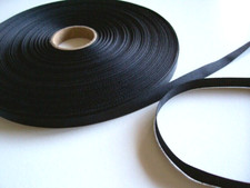 Black Grosgrain Ribbon 3/8 inch wide x 7 yards Solid Offray Polyester B41