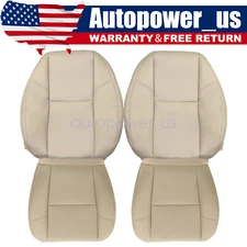 For 2007-2014 GMC Yukon Sierra Replacement Bottom & Top Leather Seat Cover - Tan