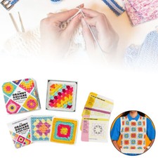50 Mix  Matchs Designs The Granny Square Card Decks,Knitting Kit For Adults TR