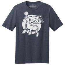 San Francisco Seals "Logo" 1903 Baseball TRI-BLEND Tee Shirt - Giants