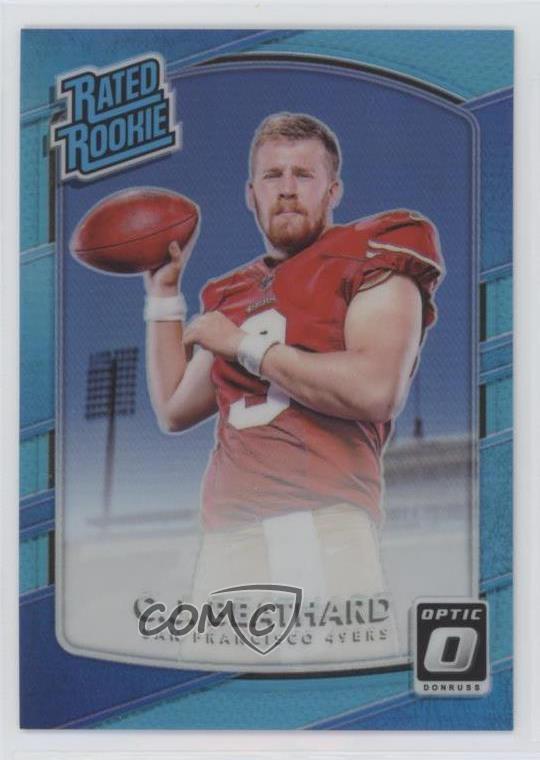 2017 Donruss Optic Rated Rookie Aqua Prizm 10/299 CJ Beathard #170 Rookie RC