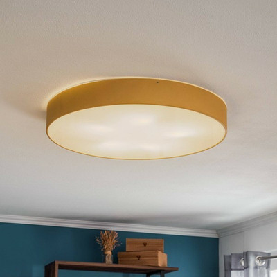 Euluna Deckenleuchte Dayton Hängeleuchte Lampe Goldfarben Ø60cm SIEHE TEXT