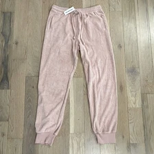 Sub Urban Riot Terry Jogger Sweatpant Size Large Pink New