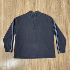 Eddie Bauer Quarter Zip Pullover Sweater Gray Men  s 2XL