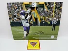 Jordan Addison SIGNED Minnesota Vikings 8x10 PHOTO SSC COA NFL