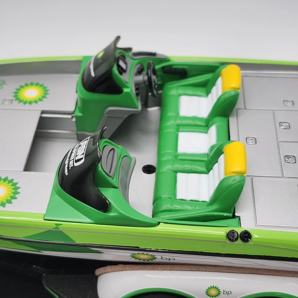 BP Ranger Bass Fishing Diecast Boat 1/24 Scale Display Case Base READ - Image 4 of 4