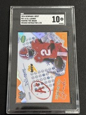 2024 Bowman's Best U D.J. Lagway Orange Refractor Grade RC SP #d 16/25 SGC 10 MG