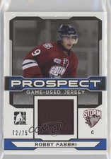 2014 ITG Draft Prospects Prospect Game Used Blue Jersey 72/75 Robby Fabbri 0c3