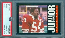 1985 Topps Football PSA 9 #142 E.J. JUNIOR Freshly Graded and gorgeus