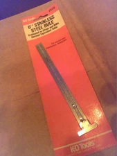 K-D Tools 6" Stainless Pocket Rule
