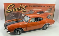 ACME 1/18 Scale 1970 CHEVROLET CHEVELLE SS 454 LS6”Sunkist Version”ONLY 300