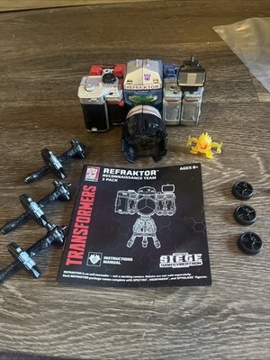 Transformers War For Cybertron Siege Refraktor Reconnaissance Team 3-pack Comp