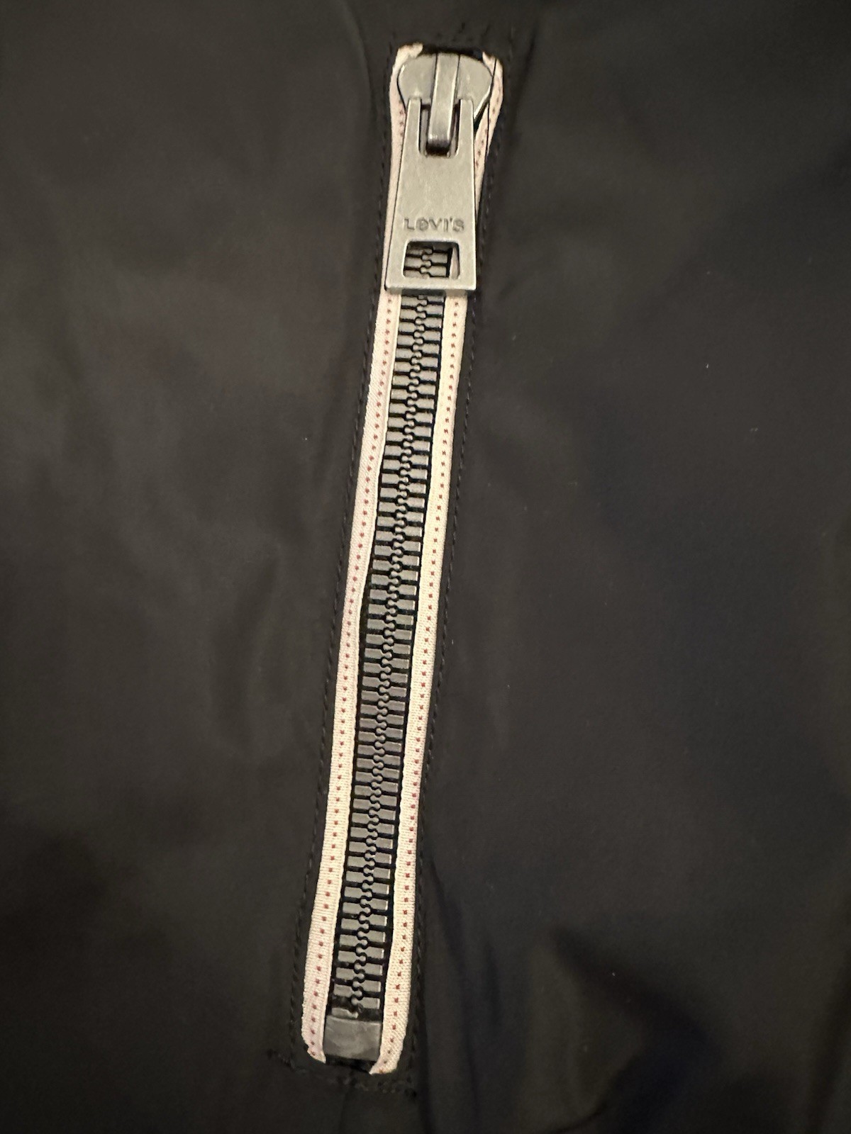 Levi's basic Black bomber jacket Med - image 2