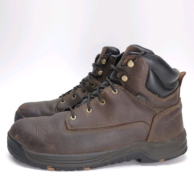 Danner Caliper 6'' Soft Toe Work Boot Men's 10 EE Brown 19452 Oil Slip Resistant