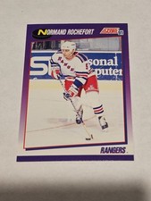 Normand Rochefort #171 1991-92 Score American New York Rangers