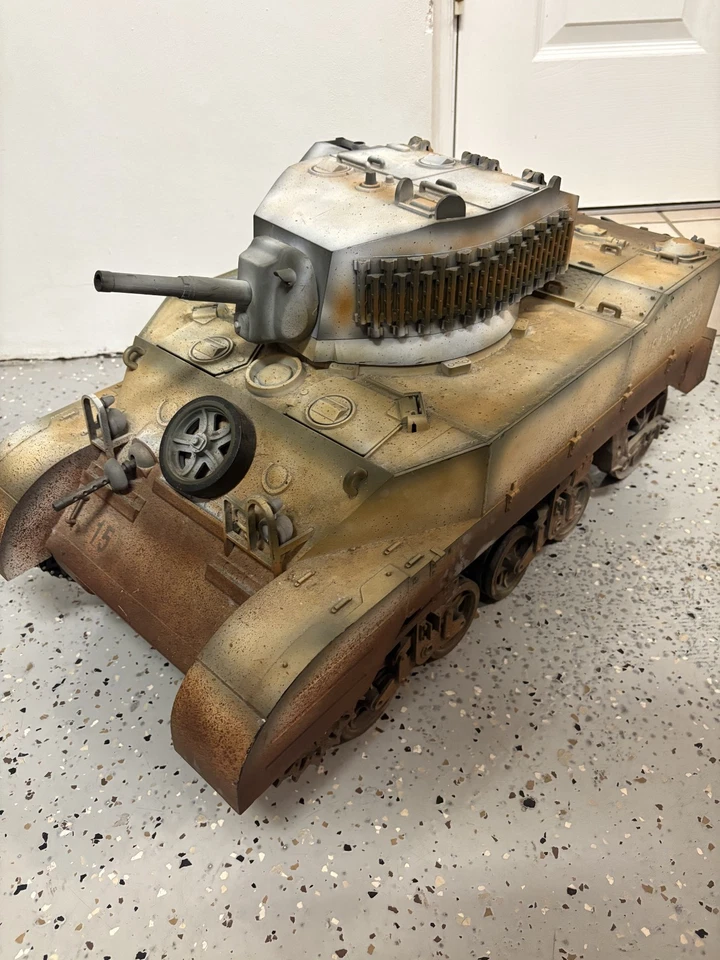 21st Century Toy Ultimate Soldier M5 Stuart Tank 1/6 Scale Remote Control RC - Image 3 of 4