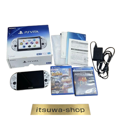 SONY PlayStation PS Vita Wi-Fi PCH-2000 Silver Console Tested w