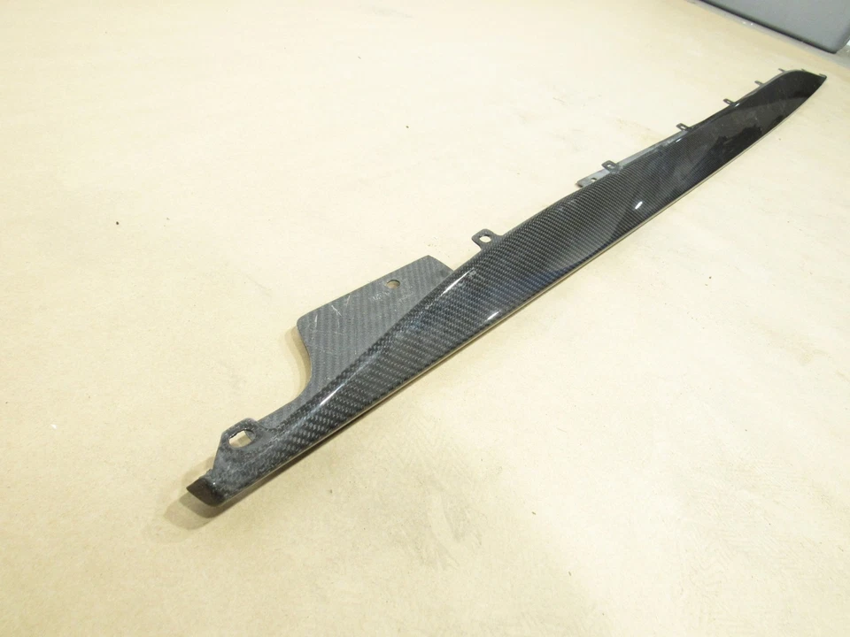 14-18 Aston Martin Vanquish 2014 Left Lower Plate Sill Blade Carbon Cover @3 - Image 2 of 4