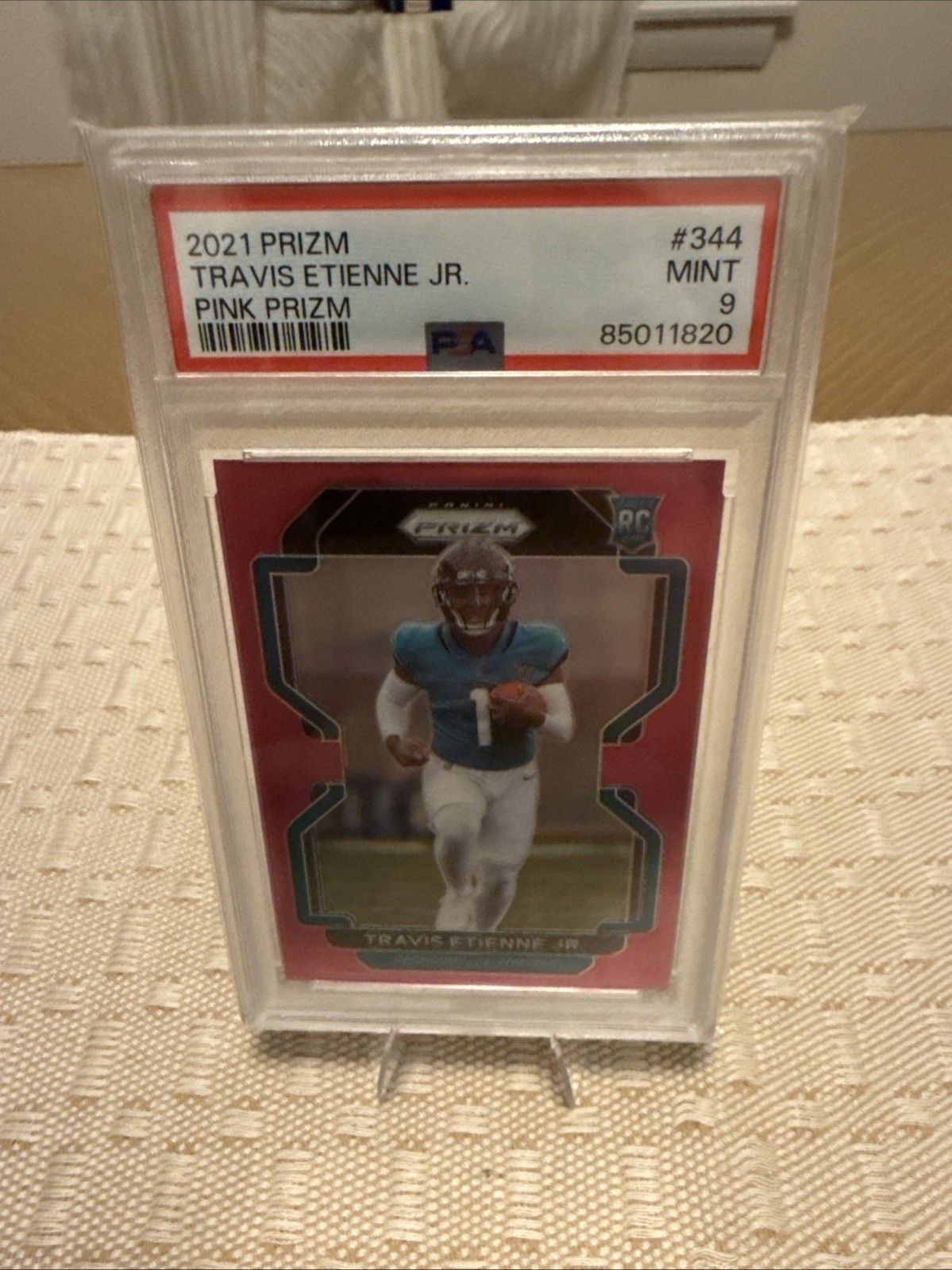 2021 Panini Prizm - Rookie Travis Etienne #344 Pink Prizm (RC)