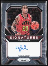 2020-21 Panini Prizm John Collins Signatures Auto #SI-JCO Atlanta Hawks