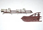 Vintage 1960s Marx IGY Arctic Alaska Playset Plastic Dog Sled