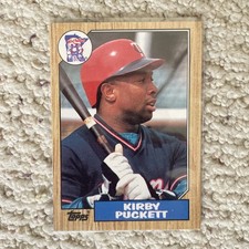 1987 Topps - #450 Kirby Puckett error card