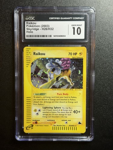 Raikou graded CGC 10 for sale on eBay
