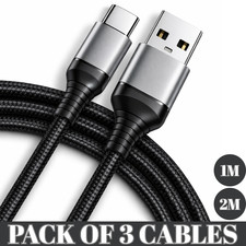 Fast Charger For Samsung Galaxy S25 S24 S23 S22 Type C USB-C Data Charging Cable