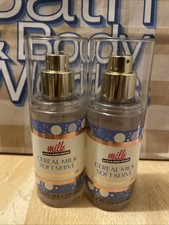 2 Bath  Body Works Cereal Milk Soft Serve Fine Fragrance Mist Travel  New