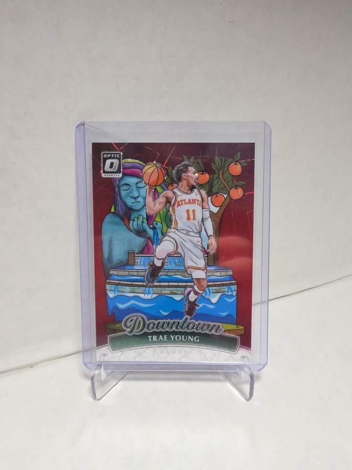 2024-25 Donruss Optic Trae Young Velocity Prizm Downtown #11 SSP Atlanta Hawks
