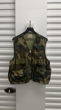 Vintage Canvasback Hunting Vest Water Repellent Duck Hunt Game Pouch Camo Size L