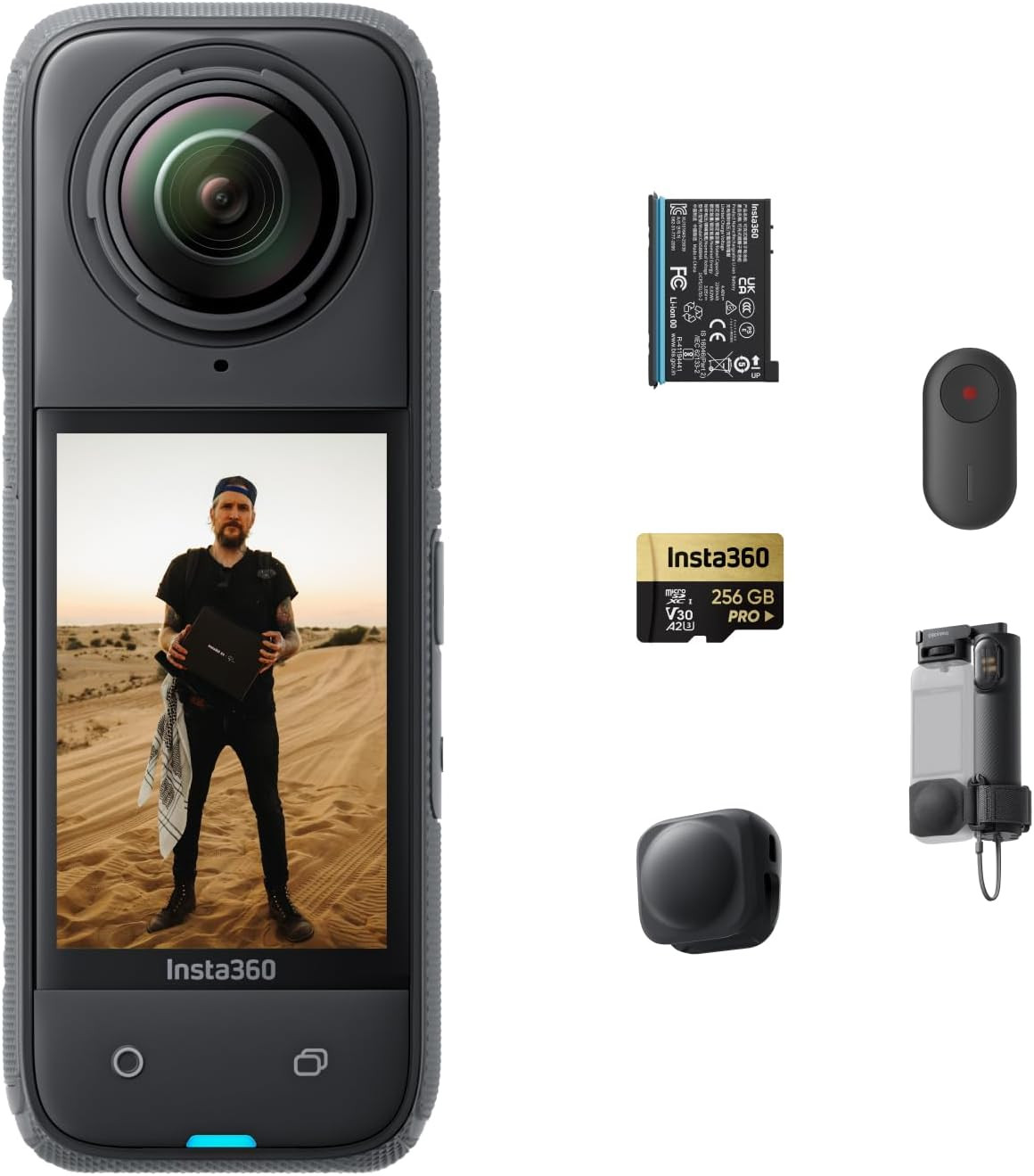 X4 Peter Mckinnon - Waterproof 8K 360 Action Camera, 4K Wide-Angle Video, Invisi