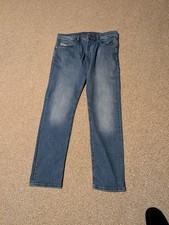Image of Diesel Men's Straight Leg Jeans, Regular Fit