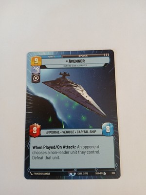 Avenger Hunting Star Destroyer Hyperspace Non-Foil Card SWU Near Mint Condition