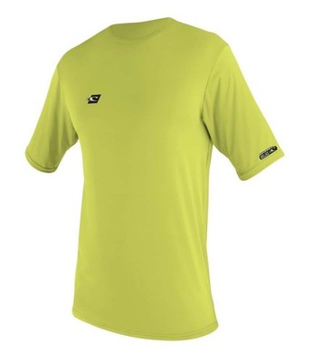 O'Neill Premium Skins S/S Sun Shirt Kinder Schwimmshirt Badeshirt 16 Jahre Lime