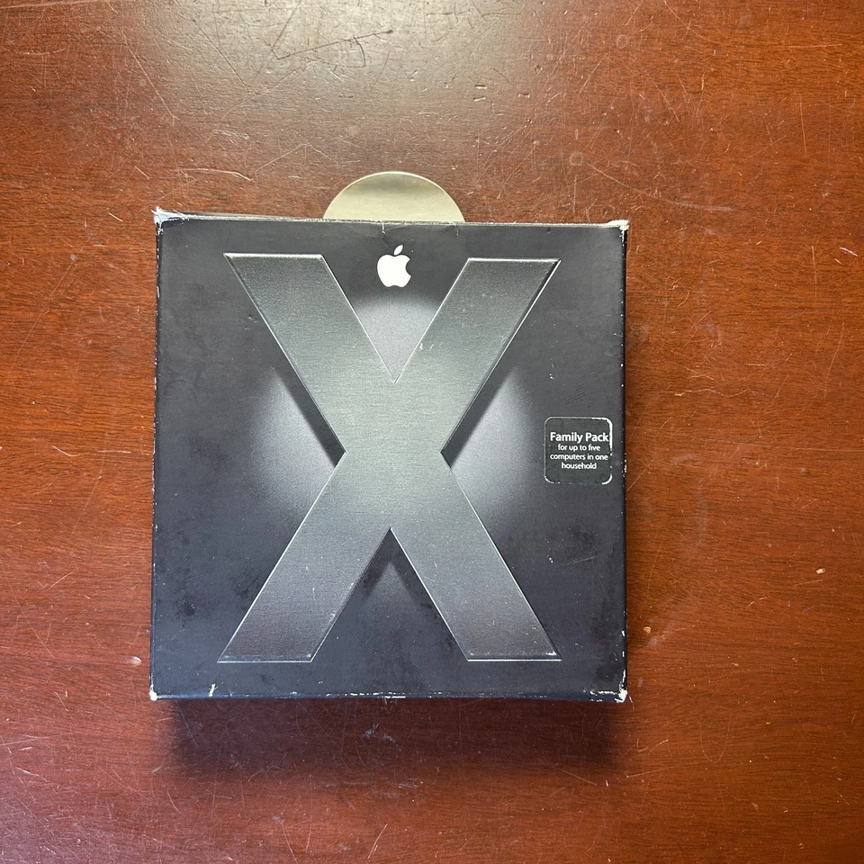 Apple Mac OS X 10.4 Tiger MA454Z/A paquete familiar hasta 5 computadoras iWork Foto 2 de 4