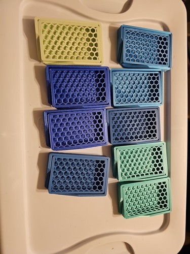 Soap Dish Holder 9 Pcs. Blue(variants), Teal, Light Green - Picture 1 of 10