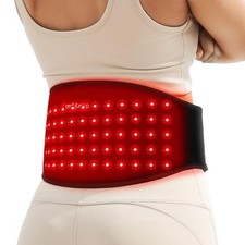 Comfytemp 5000mAh Portable Red Light Therapy Belt for Body, Near Black
