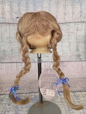 Playhouse Collection Princess Doll Wig Blonde Full Cap Size 14/15 Pigtails NWT