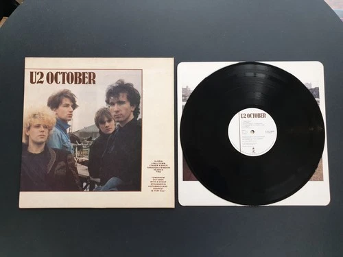 U2 - OCTOBER 1981 UK PRESS 12" VINYL RECORD LP EX/EX