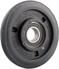 KIMPEX Idler Wheel With Bearing 6205-2RS - Black - Group - 135 Mm OD X 1" ID