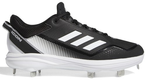 Adidas Icon 7 Men\'s Baseball Metal Cleats Size 15 Black White Silver FZ1558 New Adidas FZ1559 Icon 7 TPU Molded Cleats - Burghardt Sporting  main image 2