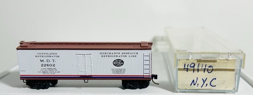 N KADEE MICRO-TRENES 49140 COMERCIANTES ENVÍO 40' MADERA REFRIGERADOR COCHE 22602 | Zustand: Used