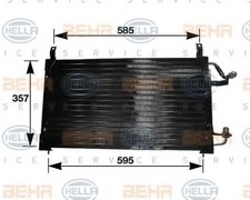 HELLA 8FC351037-141 Air Conditioning Condenser For DAEWOO Espero, Nexia, Racer