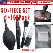 1 100X 6in1 Camera Cleaner Kit For Digital Camera Lens Sensor Cleaning Tools Set