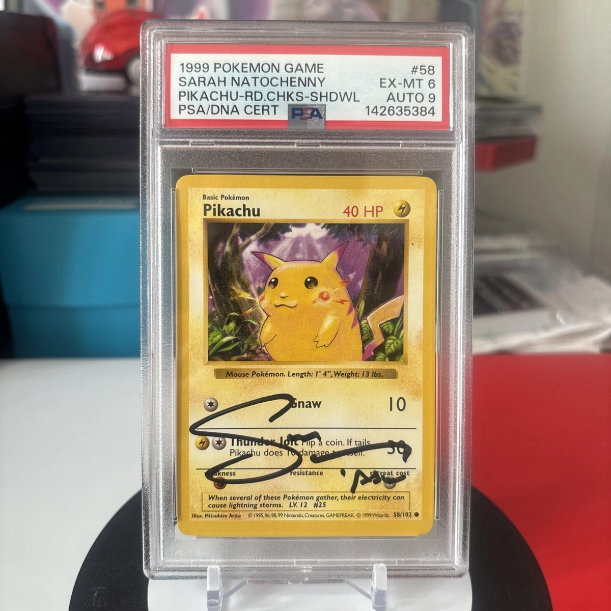 Pikachu Pokémon TCG Shadowless Individual Collectible Card Game