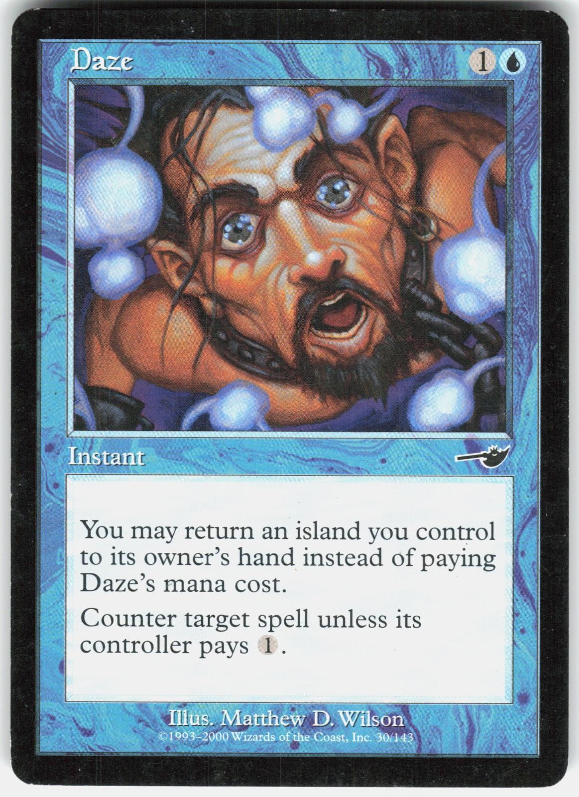 Daze 30 Common Nemesis Magic: The Gathering Lightly Played