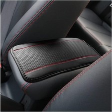 Auto Center Console Pad, PU Leather Car Armrest Seat Box Cover, Waterproof Non S