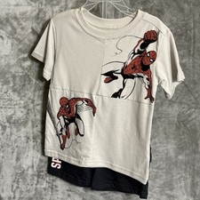 Marvel Spider-Man Outfit Set Toddler Boys 3 T Shirt Shorts Graphic 2 Piece